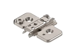 BLUM CLIP excentrikus keresztszerelőlap . acél. csavaros. távolság 0 mm