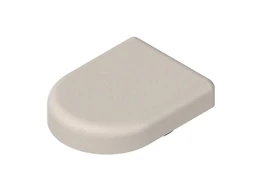 BLUM CLIP top edénytakaró - D-alakú üvegajtópánt. műanyag matt nikkelezett