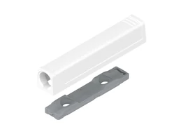 BLUM TIP-ON egyenes adapter 956A1201. hosszú változat. selyemfehér BLUM TIP-ON egyenes adapter 956A1201. hosszú változat. selyemfehér