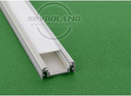 LED szalag tartó egyenes aluprofil "SURFACE" ezüst