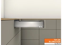 MERIVOBOX M TIP-ON BLUMOTION indiumszürke fiókvasalat szettek MERIVOBOX M TIP-ON BLUMOTION indiumszürke fiókvasalat szettek