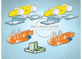 Terno Staffa Normale 120 kg görgőszett