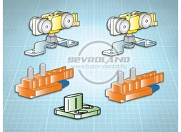 Terno Staffa Normale 80 kg görgőszett