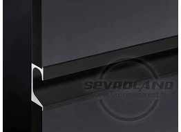 ZOBAL UKW-17 fekete fogó profil - ajtóba marva