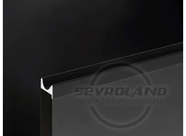 ZOBAL UKW-4 fekete fogó profil - ajtóélbe marva ZOBAL UKW-4 fekete fogó profil - ajtóélbe marva