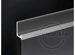 ZOBAL UKW-5 ezüst fogó profil - ajtóélbe marva ZOBAL UKW-5 ezüst fogó profil - ajtóélbe marva