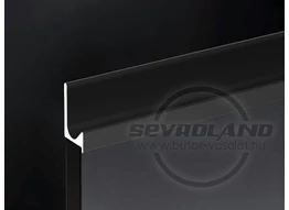 ZOBAL UKW-5 fekete fogó profil - ajtóélbe marva