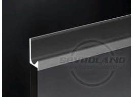 ZOBAL UKW-5 inox fogó profil - ajtóélbe marva ZOBAL UKW-5 inox fogó profil - ajtóélbe marva