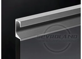 ZOBAL UKW-7 inox fogó profil - ajtóélbe marva