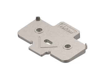 BLUM keresztalakú szögbenálló ék. +5° csavaros cink. távolság 0.8 mm