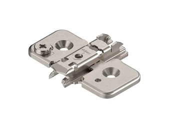 BLUM CLIP excentrikus keresztszerelőlap . acél. csavaros. távolság 0 mm