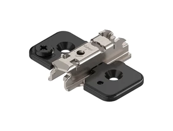 BLUM CLIP ONYX excenteres keresztszerelőtalp, acél, csavaros, távolság 3 mm