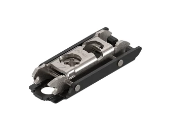 BLUM CLIP ONYX excenteres szerelőtalp egyenes, acél, csavaros, távolság 0 mm