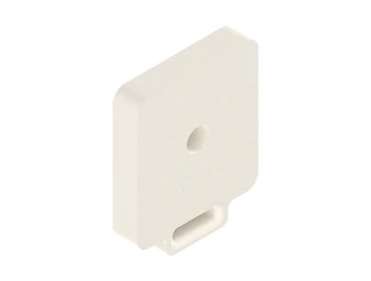 BLUM távtartó belső fiókhoz. részleges kihúzás 4 mm dűbel nélkül. krémfehér