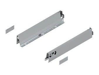 BLUM TANDEMBOX antaro, káva magasság N, 400 mm, acélszürke RAL 9006