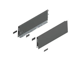 BLUM MERIVOBOX káva magasság K, NL 400 mm, orionszürke-matt