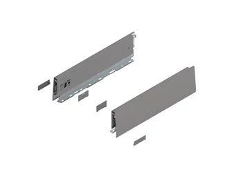 BLUM MERIVOBOX káva magasság M, NL 350 mm, indiumszürke-matt