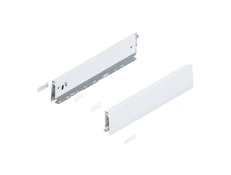 BLUM MERIVOBOX káva M, NL 400, selyemfehér matt