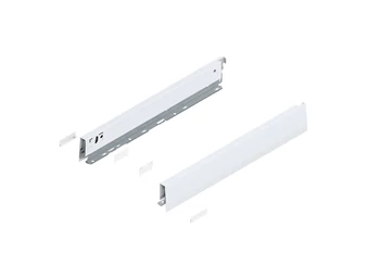 BLUM MERIVOBOX káva, magasság N, NL 450 mm, selyemfehér-matt