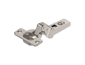 BLUM CLIP top bútorpánt 110°, 18 mm hajlított, rugó nélkül, csavaros