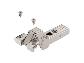 BLUM CLIP top alukeret pánt 95°, rugóval, 18 mm ívelt, rugóval csavaros