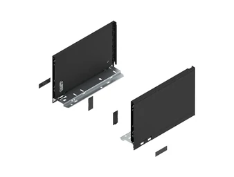 BLUM LEGRABOX pure káva C, 270 mm, karbonfekete matt