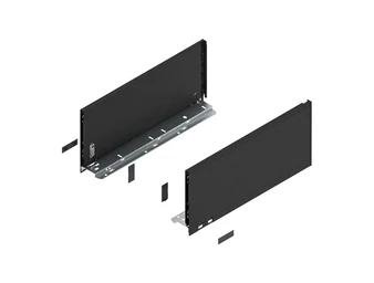 BLUM LEGRABOX pure káva C, 400 mm, karbonfekete matt