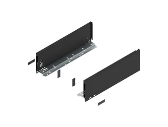 BLUM LEGRABOX pure káva K, 400 mm, karbonfekete matt