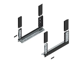 BLUM LEGRABOX free káva C, 400mm, karbonfekete matt