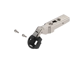 BLUM CLIP top szögben álló üvegajtópánt 45°, ráütődő, rugóval, csavaros