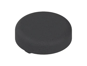 BLUM CLIP top edénytakaró - kerek üvegajtópánt, műanyag fekete