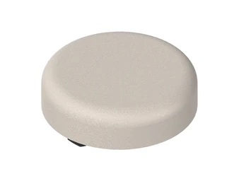 BLUM CLIP top edénytakaró - kerek üvegajtópánt. műanyag matt nikkel