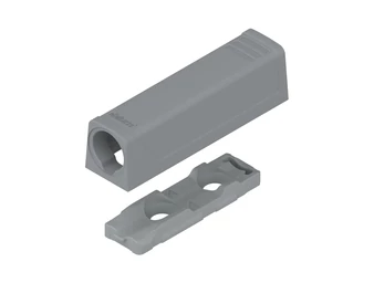 BLUM TIP-ON egyenes szerelőtalp. rövid változat; 956.1201. szürke