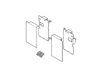 BLUM LEGRABOX előlaprögzítő belső fiókhoz M, orionszürke matt