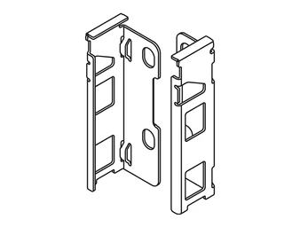 BLUM LEGRABOX fa hátfalrögzítő M, selyemfehér matt