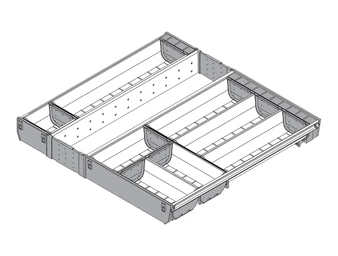 BLUM ORGA-LINE evőeszköztartó korpusz szélesség 600 mm, névleges hossz 500 mm
