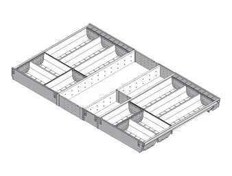BLUM ORGA-LINE evőeszköztartó korpusz szélesség 900 mm, névleges hossz 500 mm