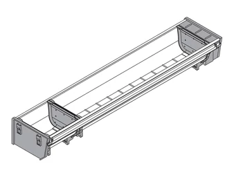 BLUM ORGA-LINE evőeszköztartó, névleges hossz 500 mm, szélesség 275-299