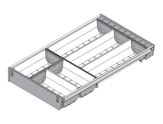 BLUM ORGA-LINE evőeszköztartó, névleges hossz 500 mm, szélesség 400-549
