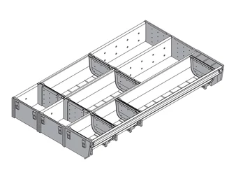 BLUM ORGA-LINE evőeszköztartó, névleges hossz 500 mm, szélesség 450-600