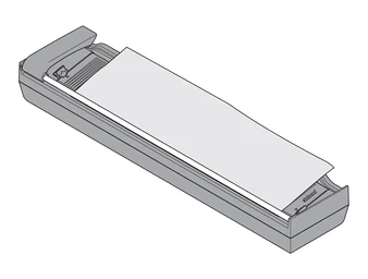 BLUM ORGA-LINE fóliavágó alufóliához, RAL 7037 szürke műanyag/nemesacél