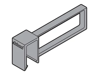 BLUM ORGA-LINE TANDEMBOX ANTARO hosszanti osztó keresztkorláthoz, szürke RAL9006