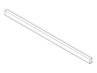 BLUM ORGA-LINE TANDEMBOX antaro keresztkorlát, L: 1104 mm, alumínium selyemfehér