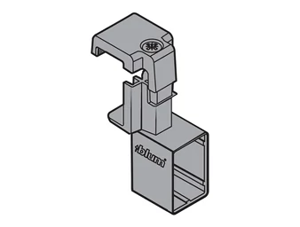 BLUM ORGA-LINE TANDEMBOX ANTARO keresztkorlát-tartó, műanyag szürke RAL9006