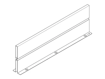 Blum Orga-line Z46L470S köztes fal 151x470mm 500 mm szürke