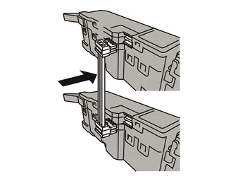 BLUM SERVO-DRIVE szinkronizáló kábel, hossz 80 mm, fehér műanyag