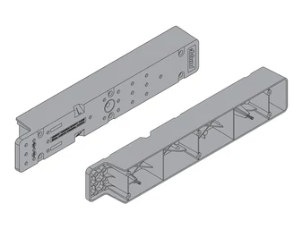 BLUM SPACE STEP távtartó szalag, szürke műanyagból