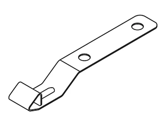 BLUM szinkronizáló rúd tartó, nyers acél