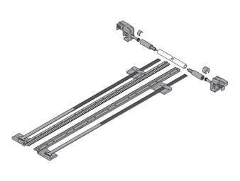 BLUM TANDEM oldalsó stabilizátor, névl.hossz 750mm-ig, 560/566H-hez használható