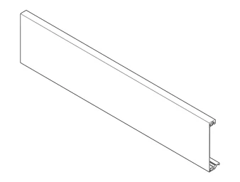 BLUM TANDEMBOX antaro előlap nút nélkül, hossz 1036 mm, szürke RAL9006